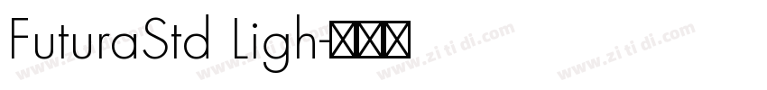 FuturaStd Ligh字体转换
